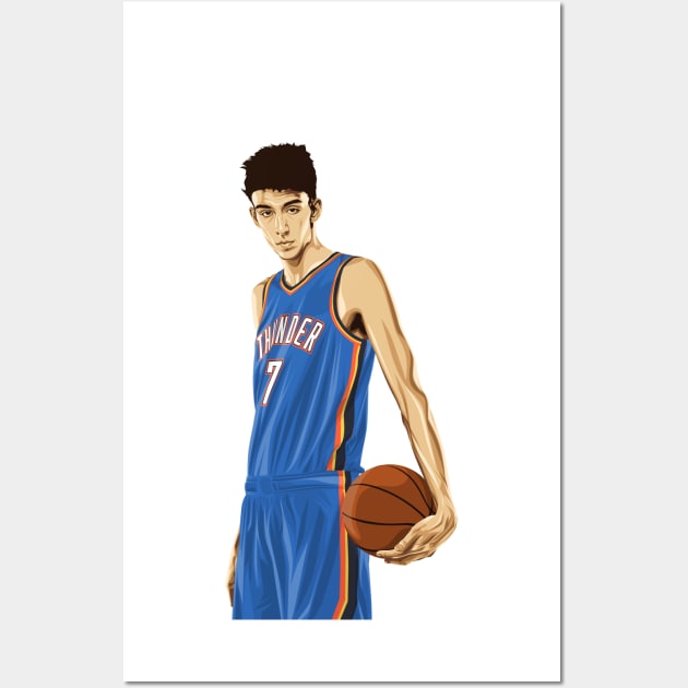 Chet Holmgren OKC Thunder Wall Art by knnthmrctn